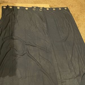 Navy glitter curtains